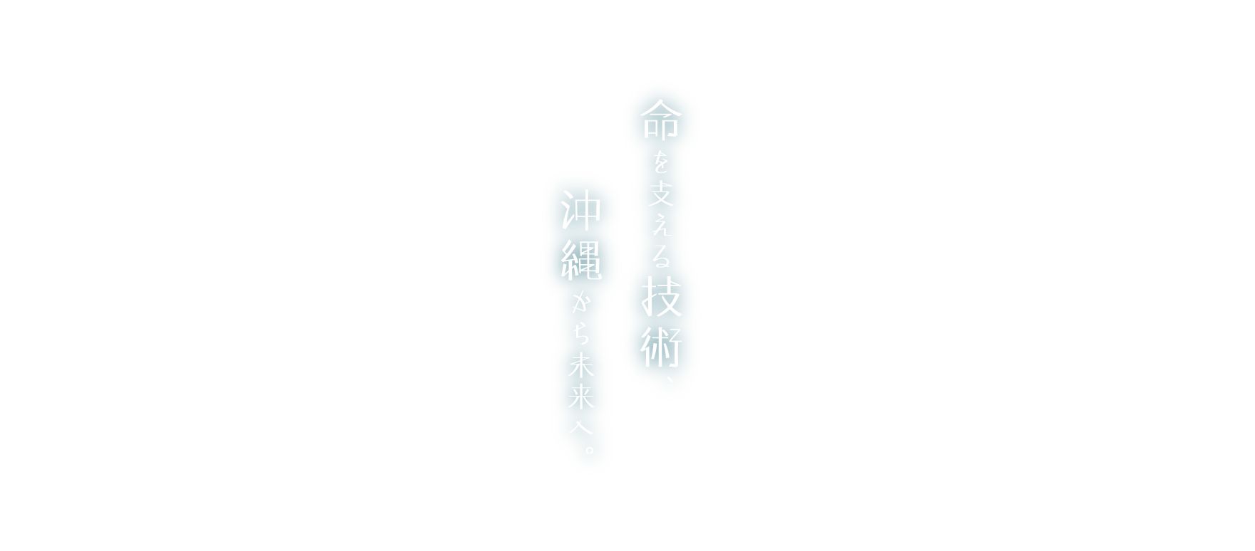 命を支える技術、沖縄から未来へ